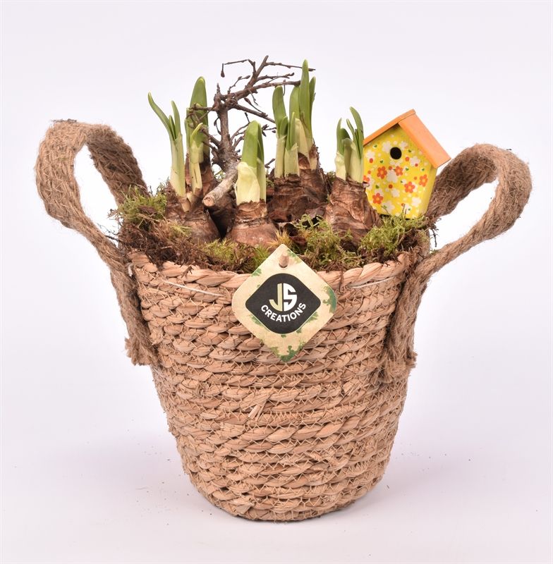 Touwmand met oren 18cm, D 18