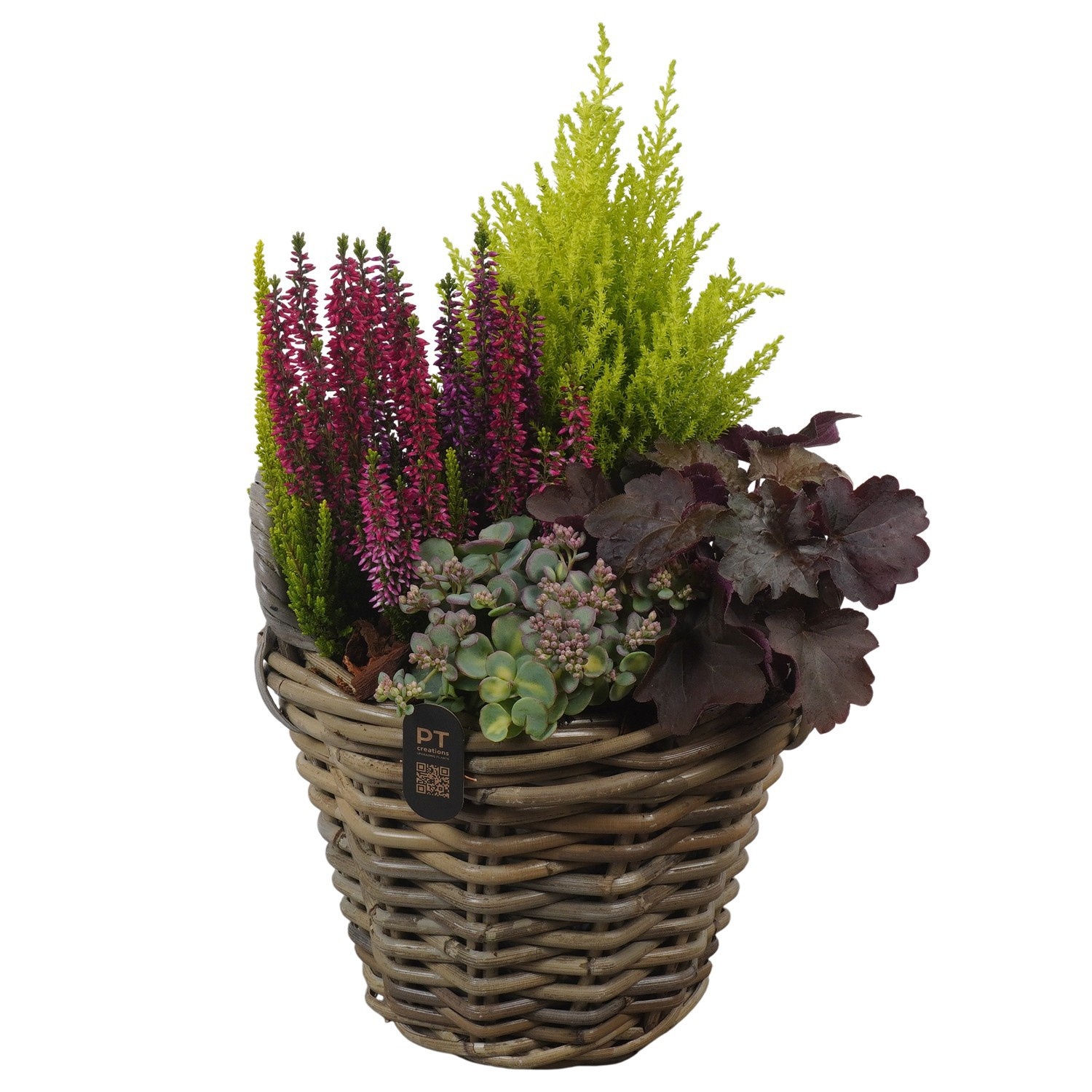 PTHO7510 Arrangement Autumn Outdoor in rieten mand, D 23