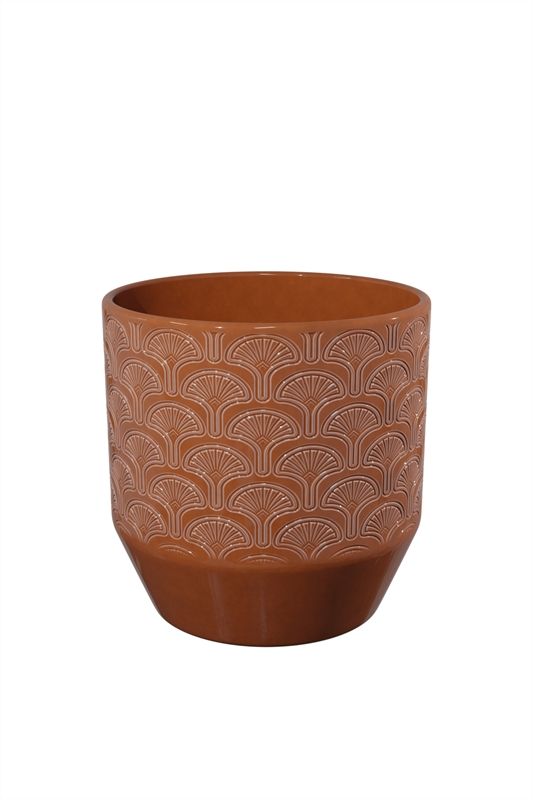 Tirza p12 peacock chesnut lasur, D 12 cm