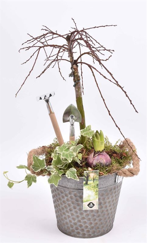 Zink emmer dia 18 old look, D 18