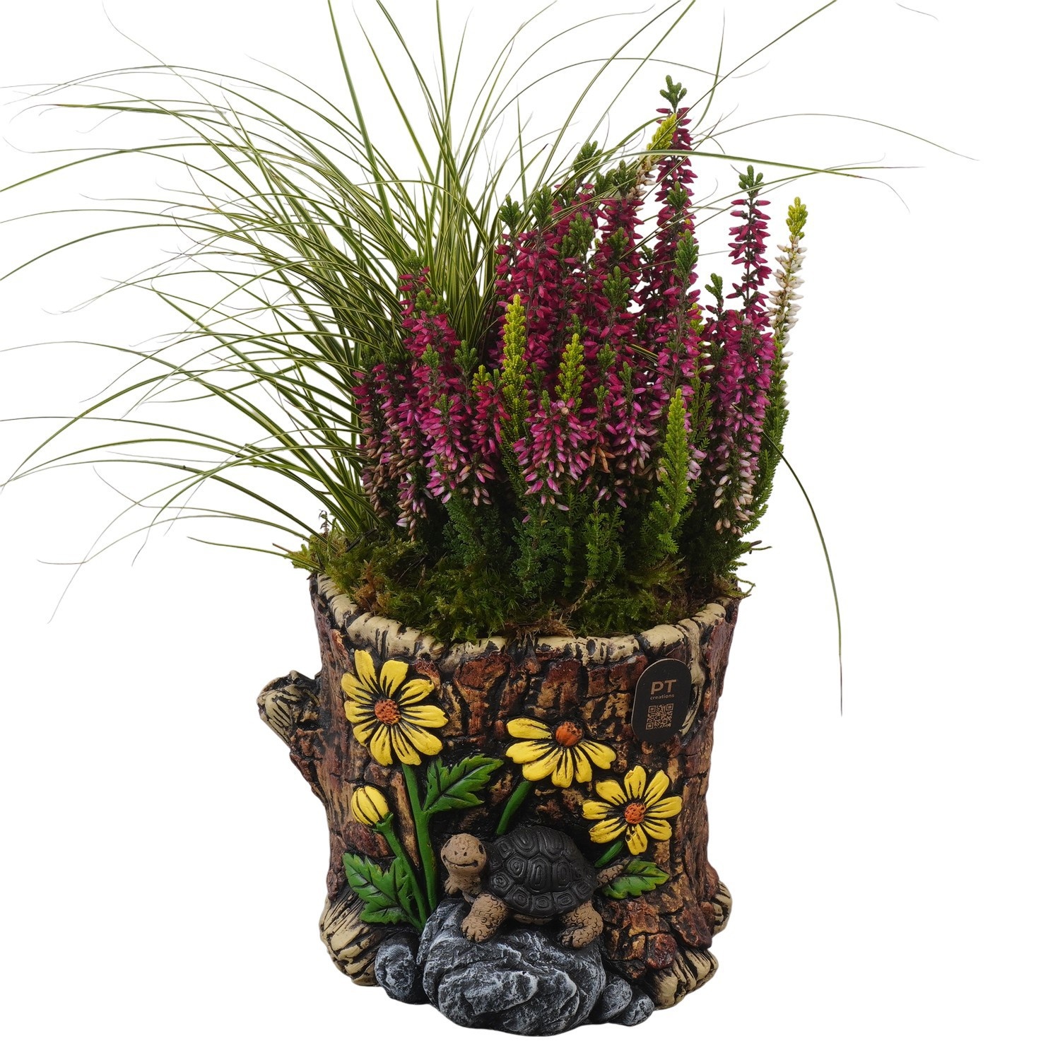 PTHO7715 Arrangement Autumn Outdoor in beton pot, D 17