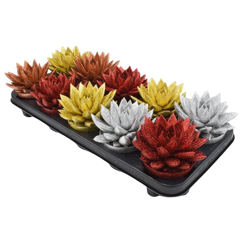 Miranda coloured Xmas + Natureglit® mix, D 10,5 cm