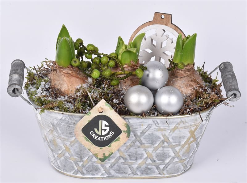 Zink ovaal ruit goud look 21x13cm, D 20 cm Zink ovaal ruit goud look 21x13cm, D 20 cm