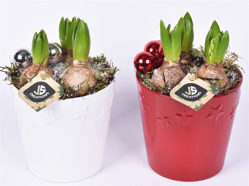 Keramiek ster decor pot 13.5cm, D 13 cm Keramiek ster decor pot 13.5cm, D 13 cm