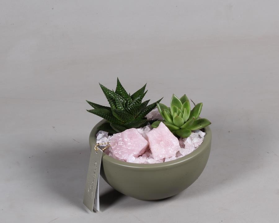 Keramiek met Edelstenen Arrangement, D 15