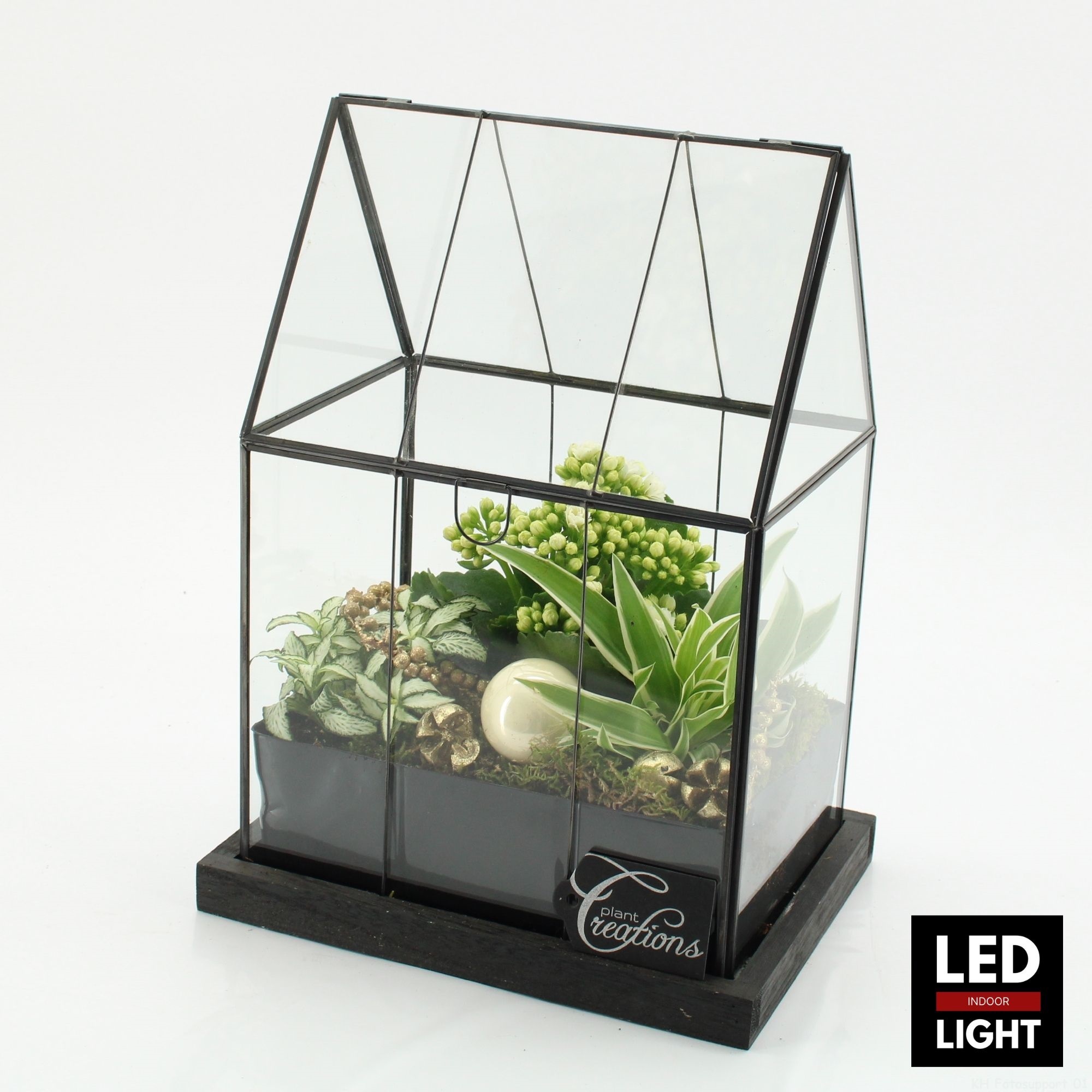 XMAS-25221LED Kerst creatie terrarium, D 23 cm XMAS-25221LED Kerst creatie terrarium, D 23 cm