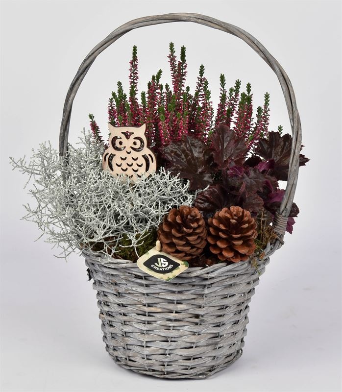 Wilg hengselmand gy 24cm, D 24 cm