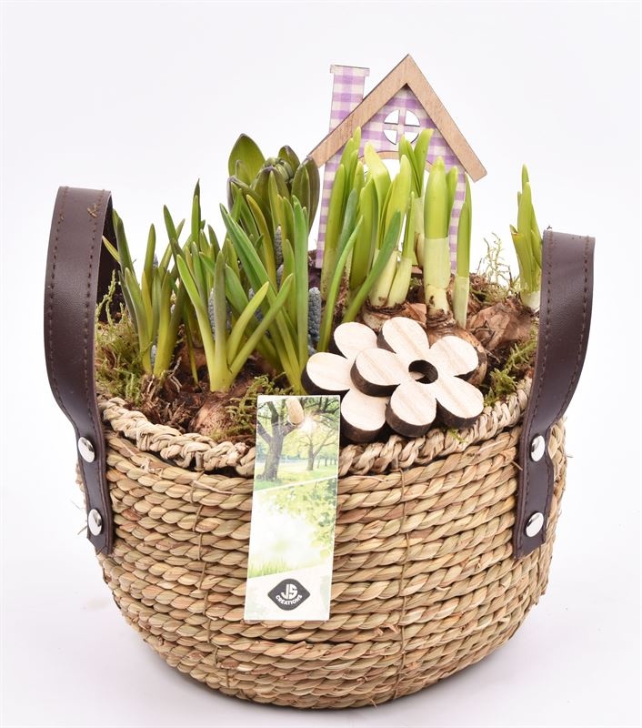 Touwmand met hengsel 18-20cm, D 18