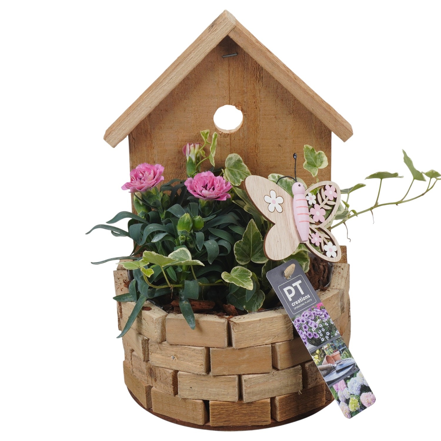 PTPP6989 Arrangement Patio in houten bak, D 16