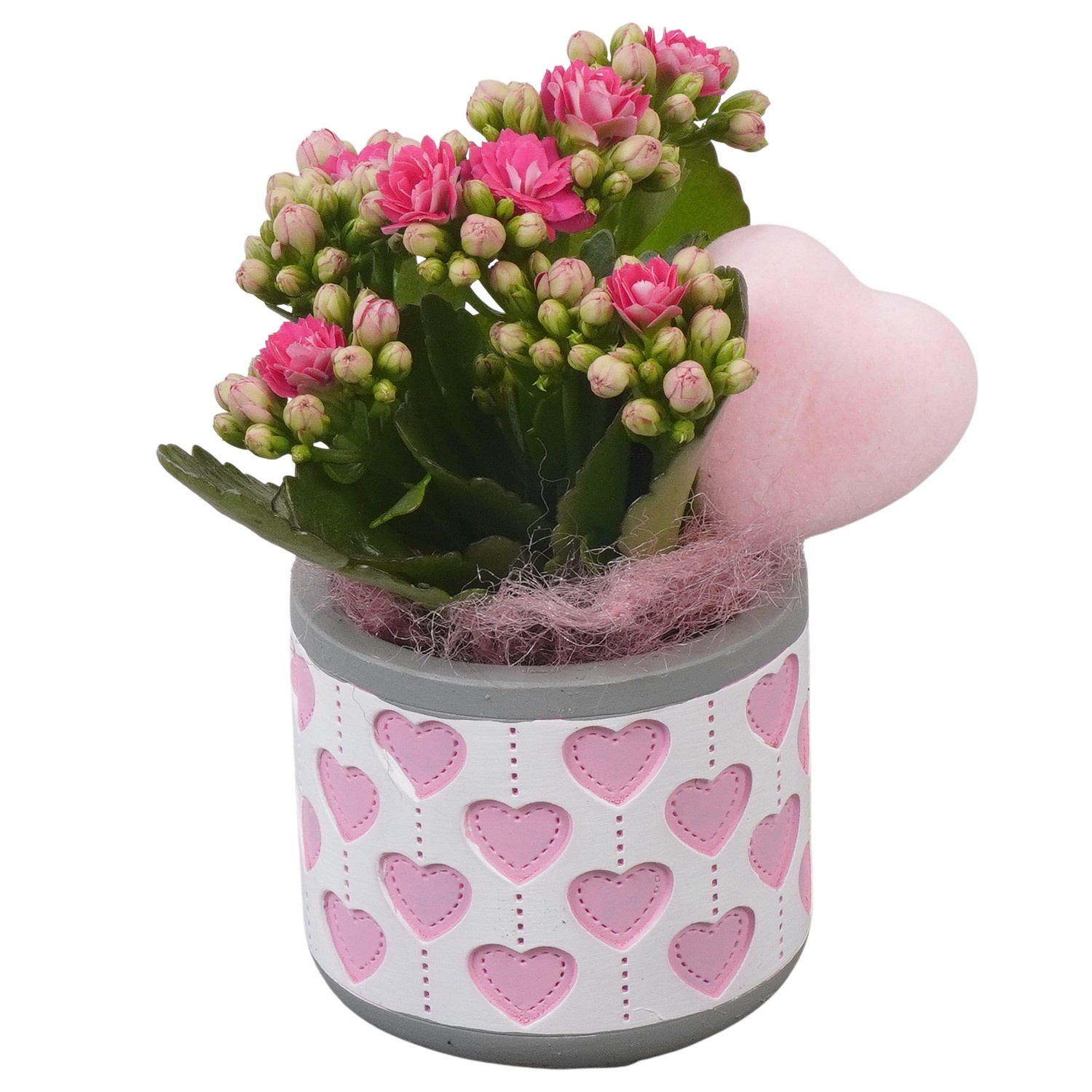 PTVMB2301 Arrangement Valentines-Mothersday in beton sierpot, D 8