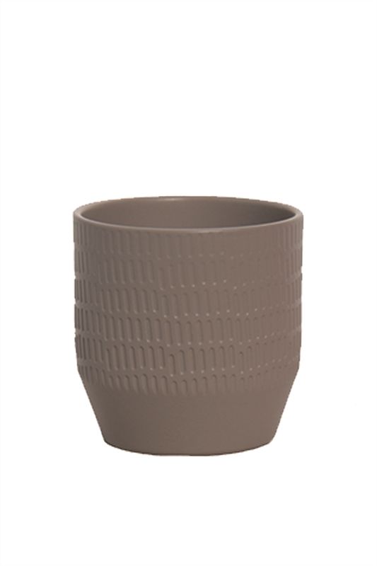 Tirza p12 scores grey stone matte, D 12 cm