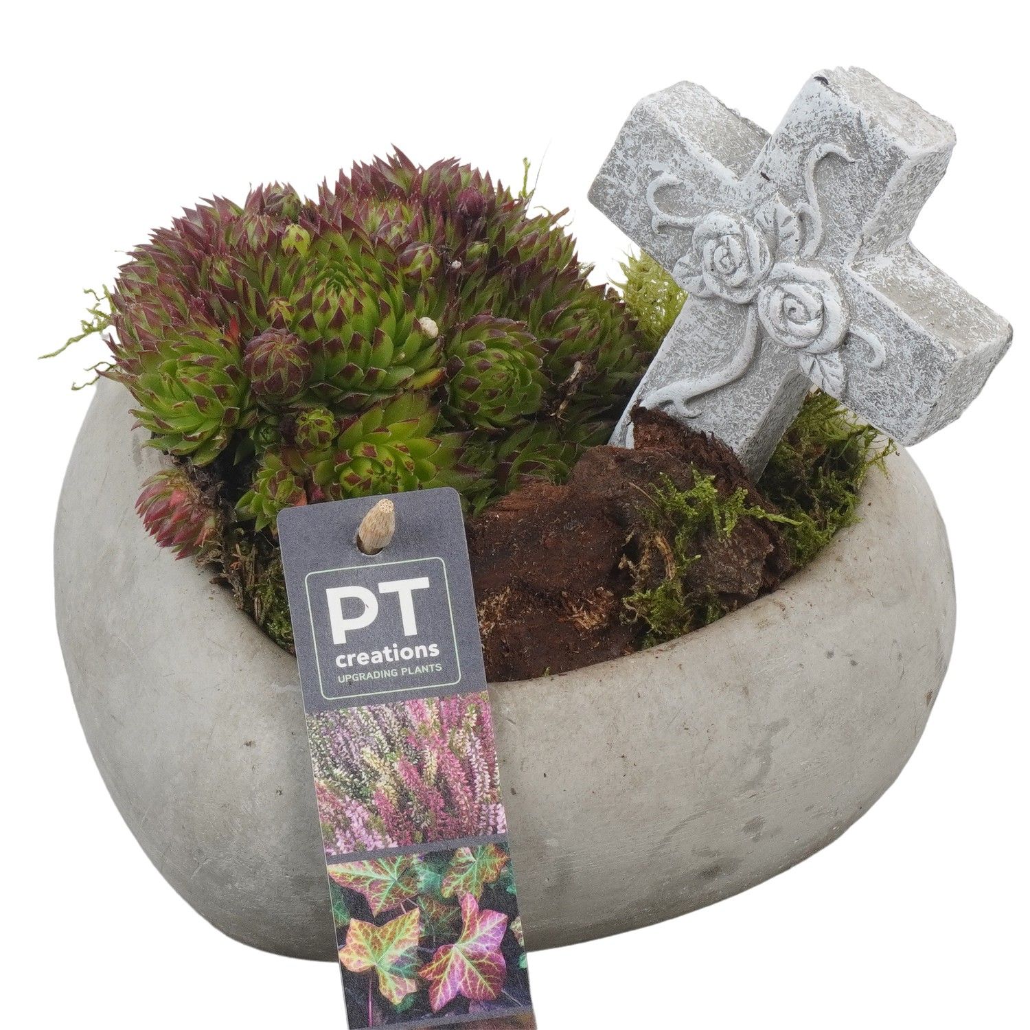 PTAH8605 Arrangement Allerheiligen in beton hart, D 16 cm PTAH8605 Arrangement Allerheiligen in beton hart, D 16 cm