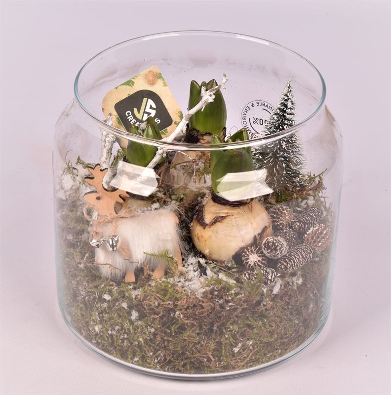 Glas cilinder 18cm, D 18 cm Glas cilinder 18cm, D 18 cm