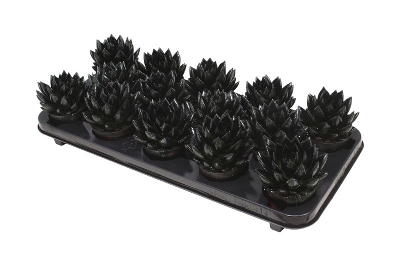 Miranda coloured black + Natureglit®, D 8,5 cm