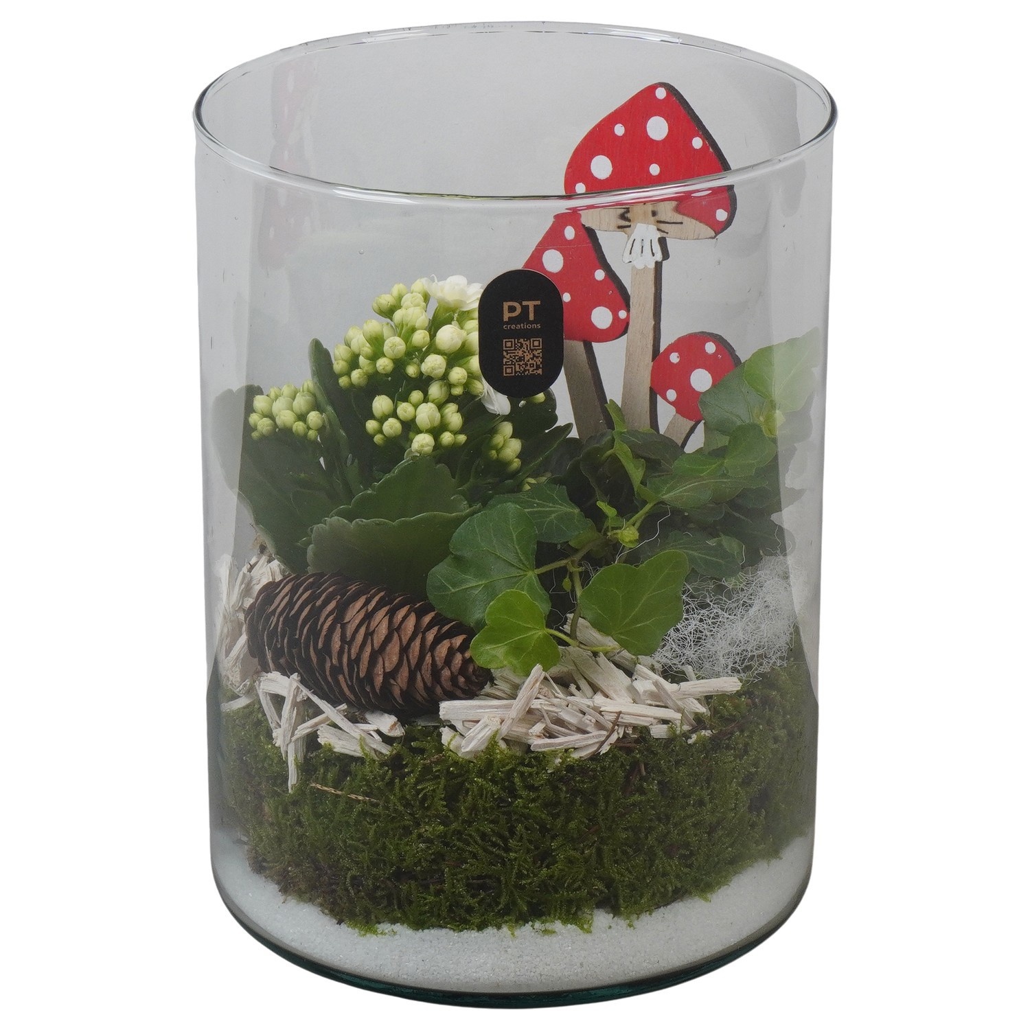 PTHG8212 Arrangement Autumn Glass in glas cylinder, D 15