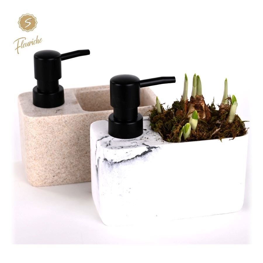 (1903) Narcissus Soap Dispenser 1PP Mos, D 21 cm