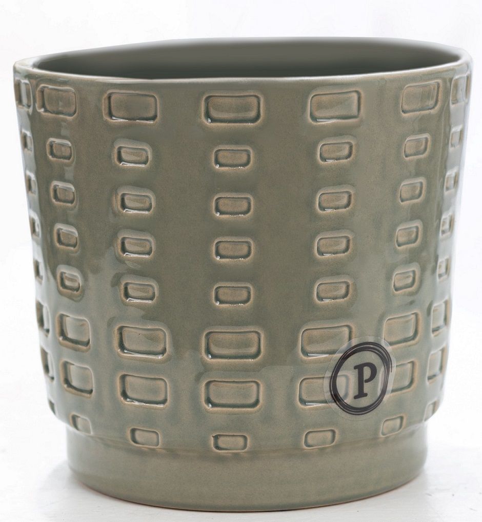 P&PURE Floor ceramics watery green, D 13