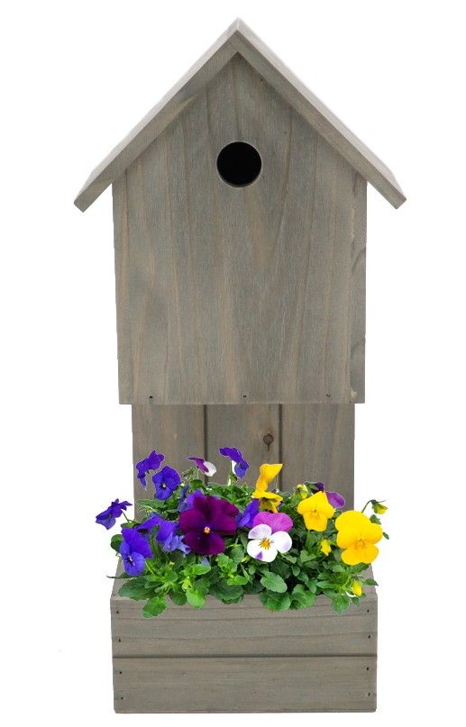 V814-9001 Viola plantenbak vogelhuis, D 18