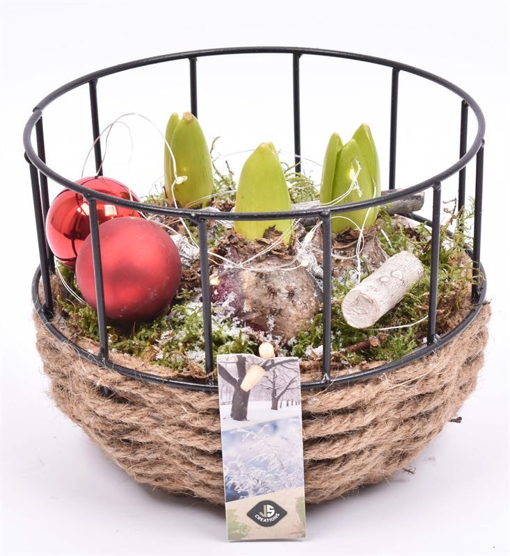 Gaasmand met touw 18cm, D 18 cm Gaasmand met touw 18cm, D 18 cm