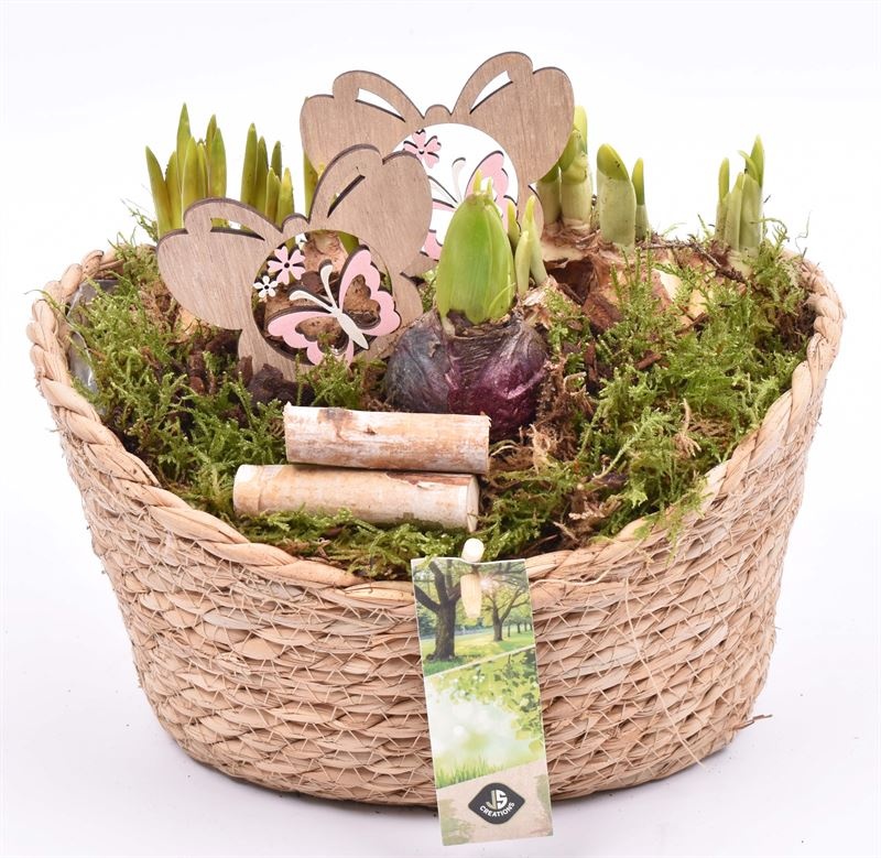 Touwmand ovaal 23x18.5cm, D 21