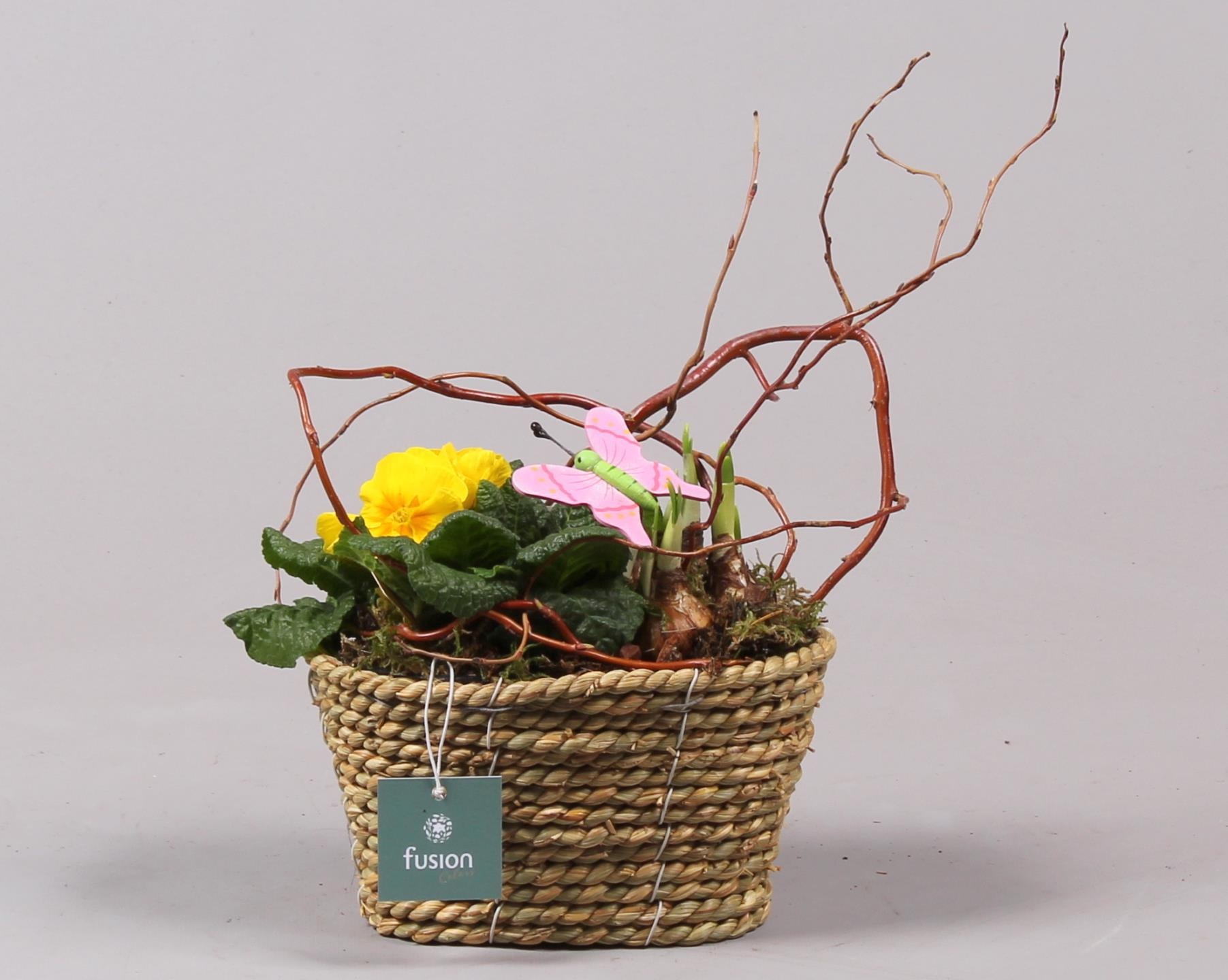 Mand zeegras ovaal Voorjaar met Arrangement, D 18