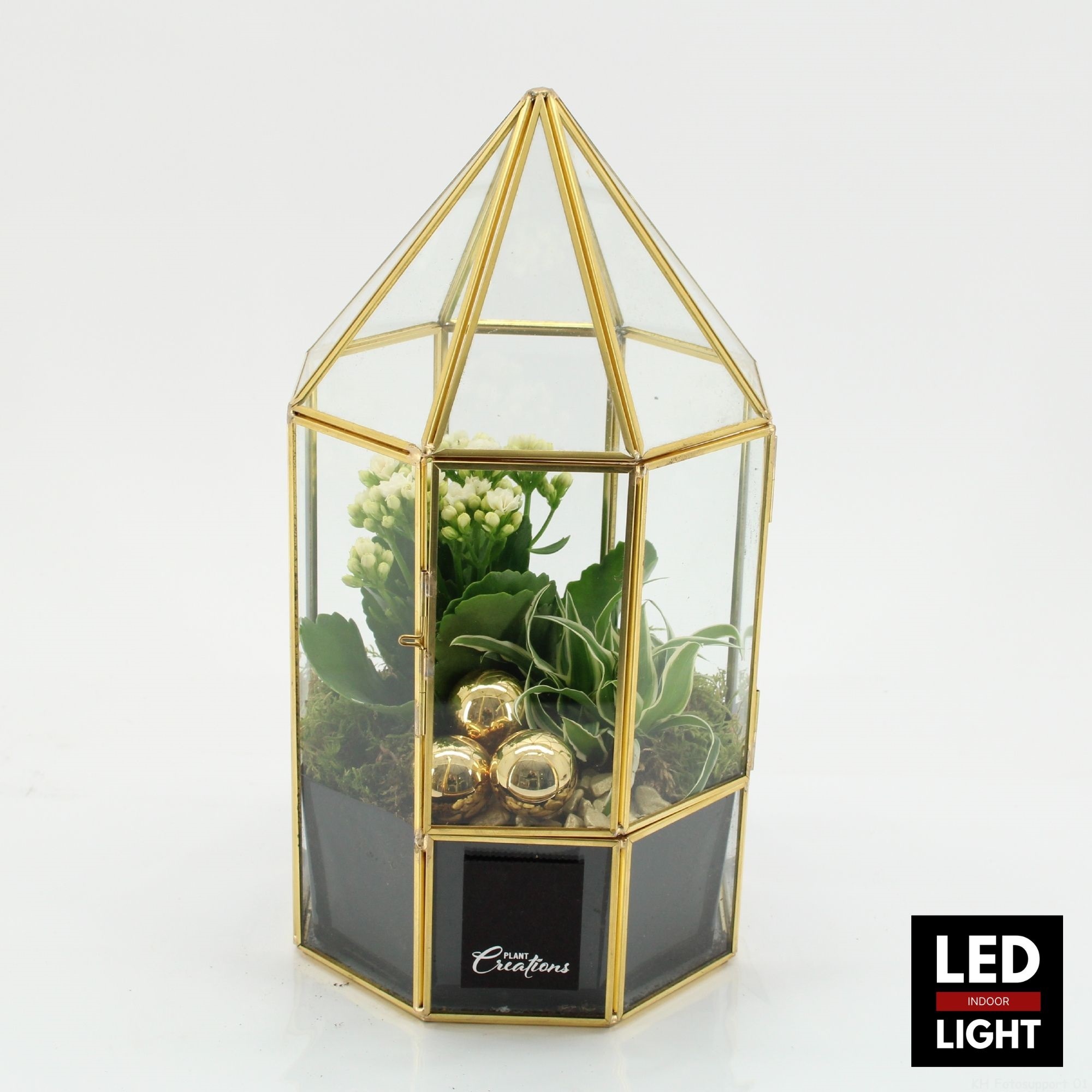XMAS-25243LED Kerst creatie terrarium, D 17 cm XMAS-25243LED Kerst creatie terrarium, D 17 cm
