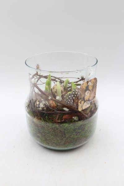 Pasen, vaas Curly Belly S, D 15