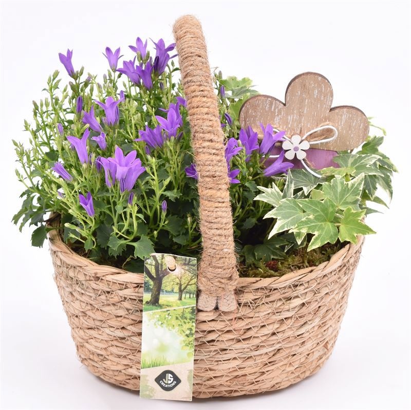 Jute hengselmand 18x14cm, D 18