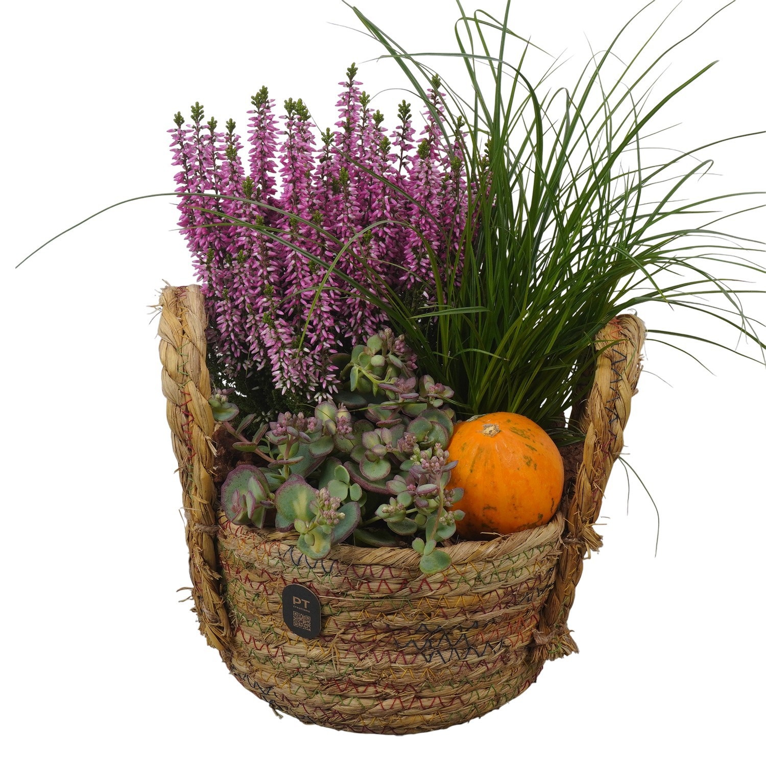 PTHO7520 Arrangement Autumn Outdoor in rieten mand, D 18