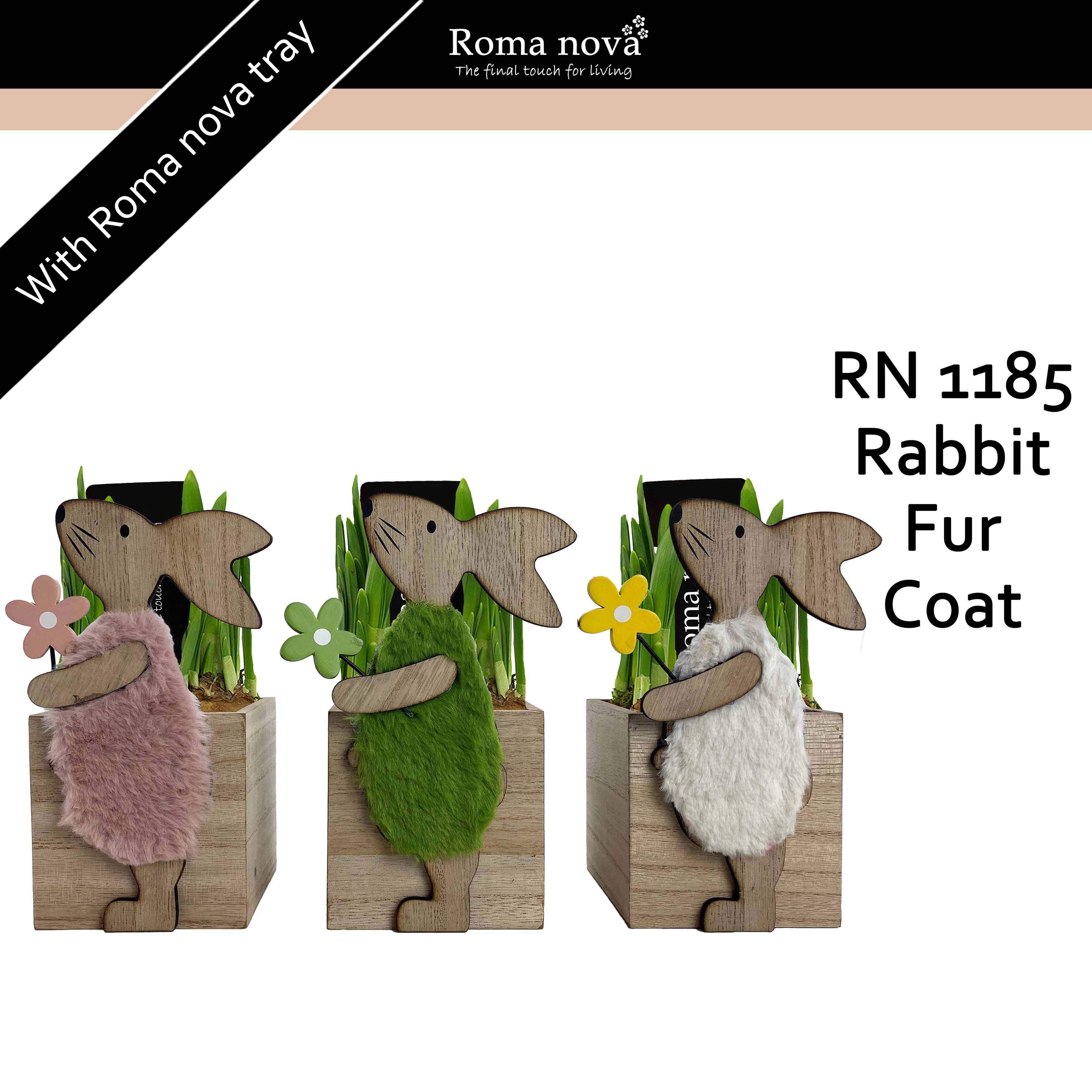 1185 - Rabbit Fur Coat (Tete a Tete), D 10