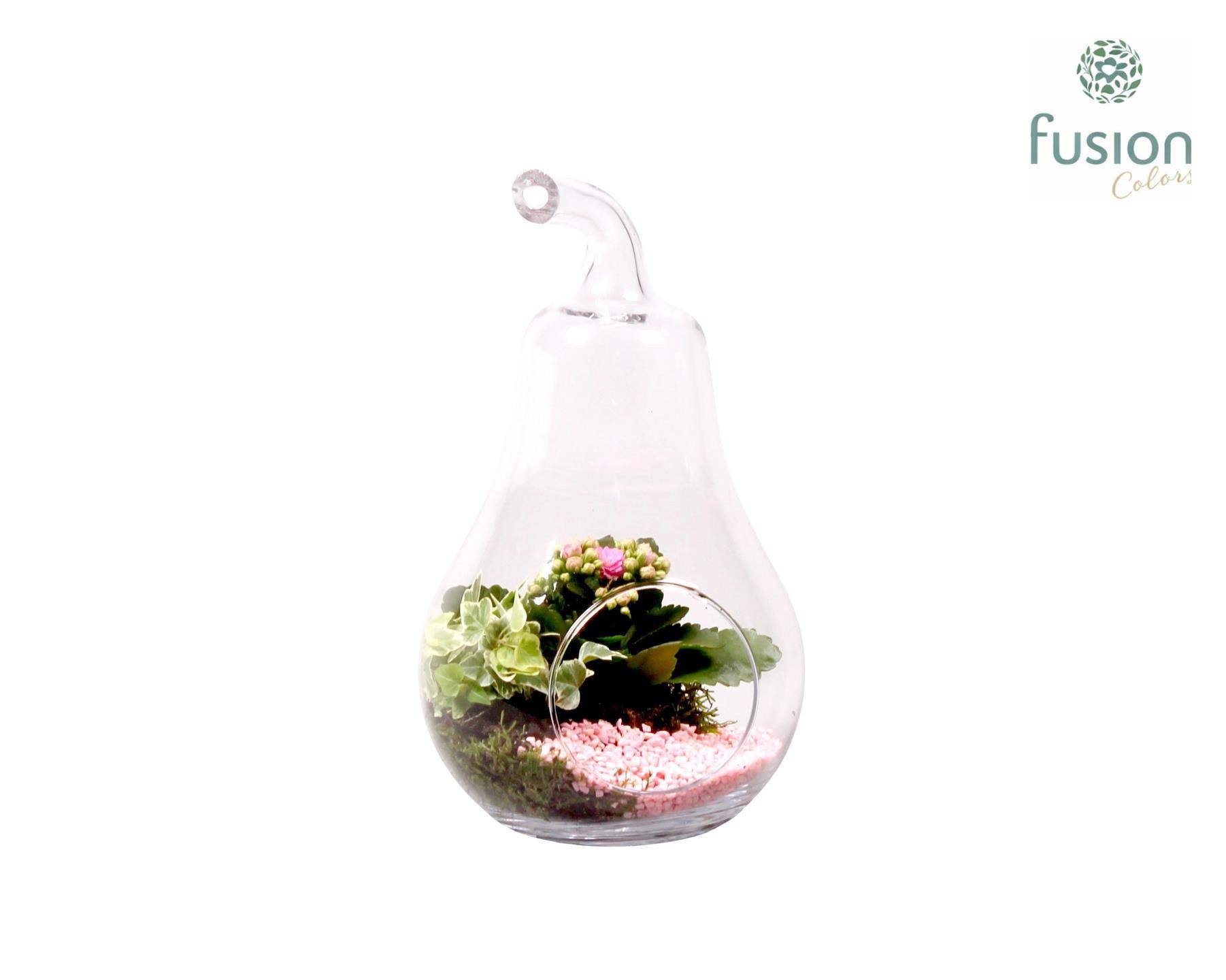 Glazen peer met Arrangement D17 H30, D 17