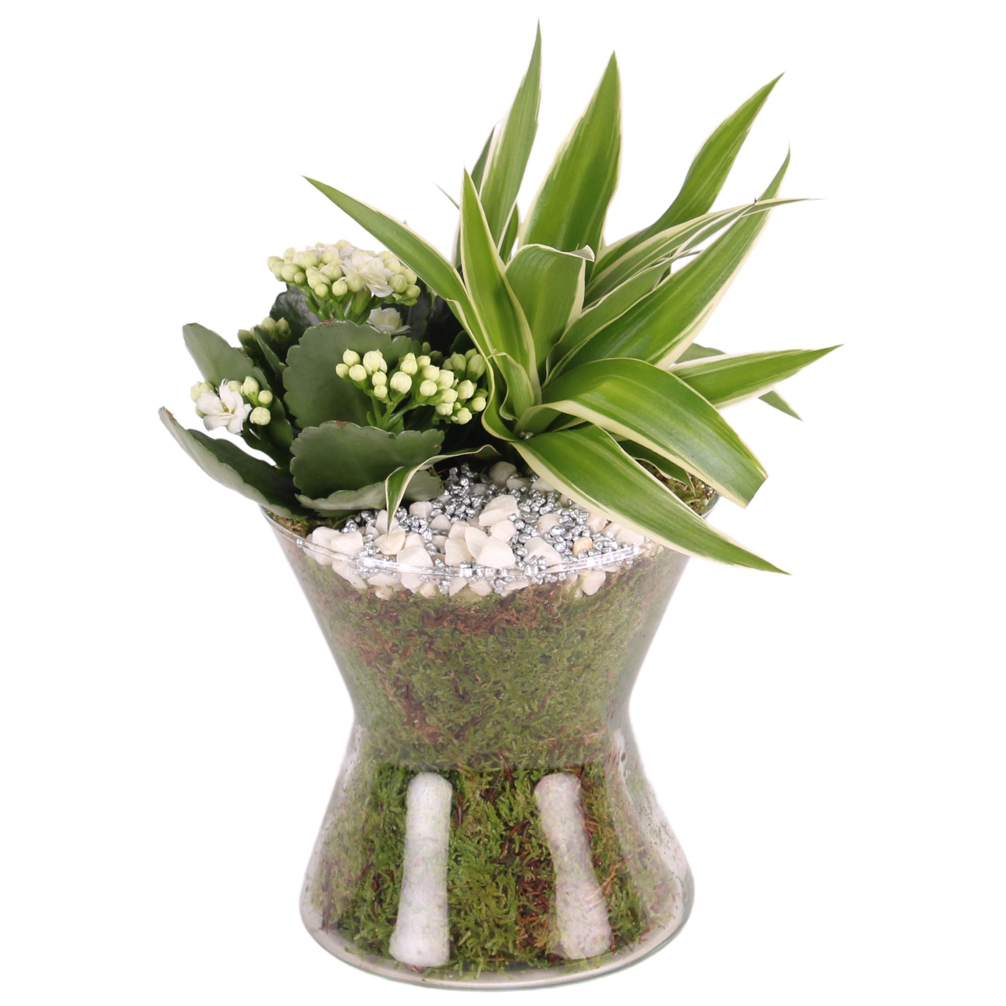 Yearround GLASS: HOURGLASS Ø16CM WITH 2PP, D 16