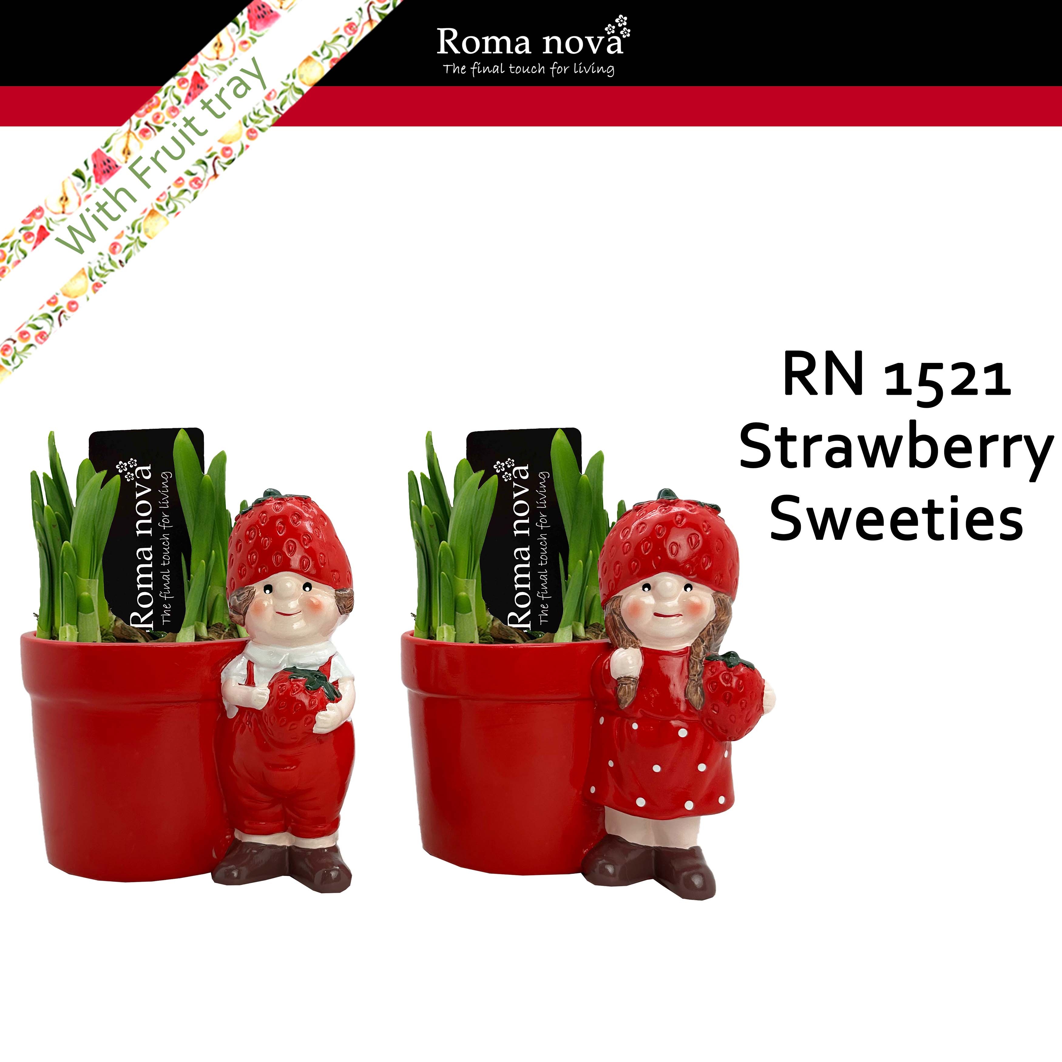 1521 - Strawberry Sweeties (Tete a Tete), D 15