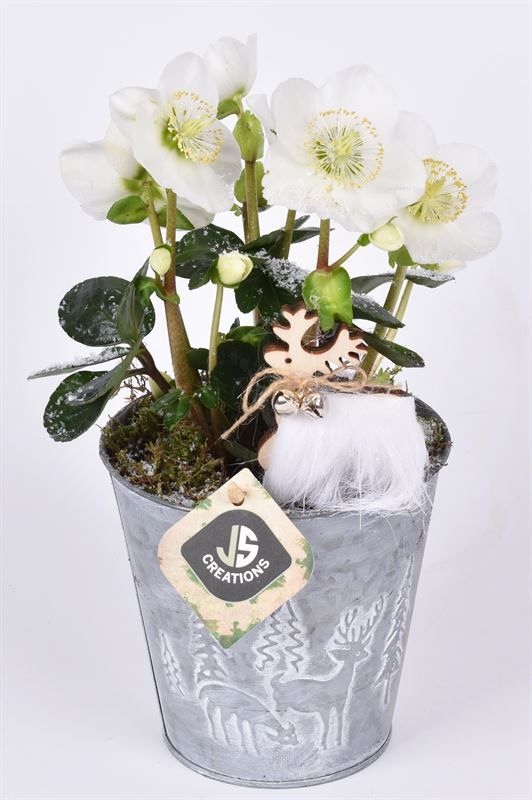Zink rendier decor 12cm, D 12 cm Zink rendier decor 12cm, D 12 cm