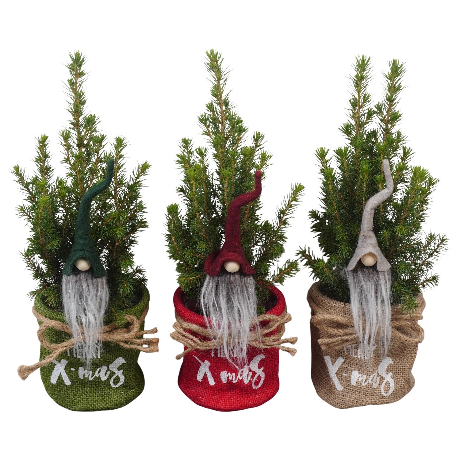 PTK26149 Conica Perfecta in jute mix met decoratie, D 11