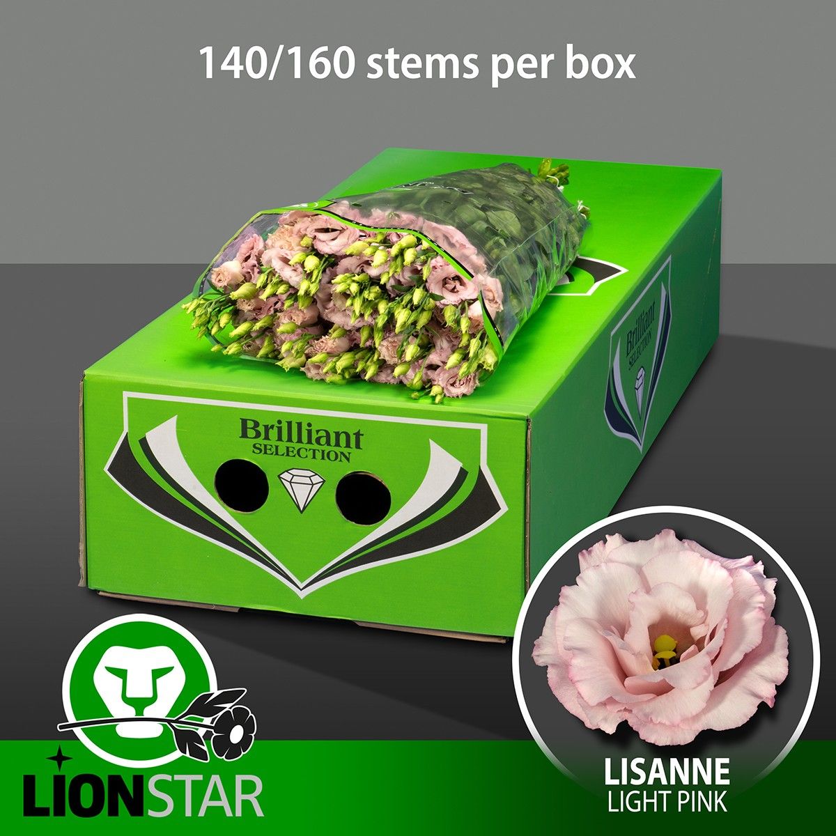 Эустома Лизанне Лайт Пинк 70 (светло-роз.), шт.