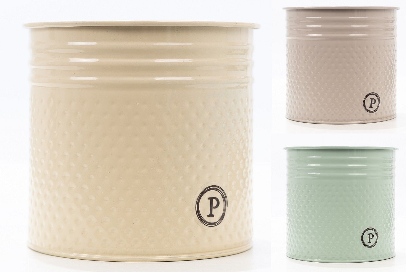 P&PURE Zinc pot Louise 4 mix, D 13