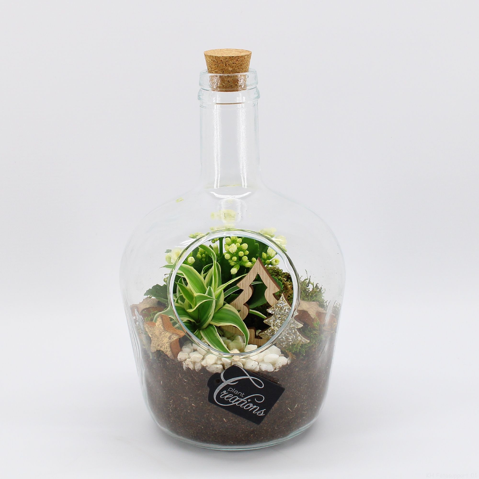 XMAS-25211 Kerst creatie terrarium, D 18 cm XMAS-25211 Kerst creatie terrarium, D 18 cm