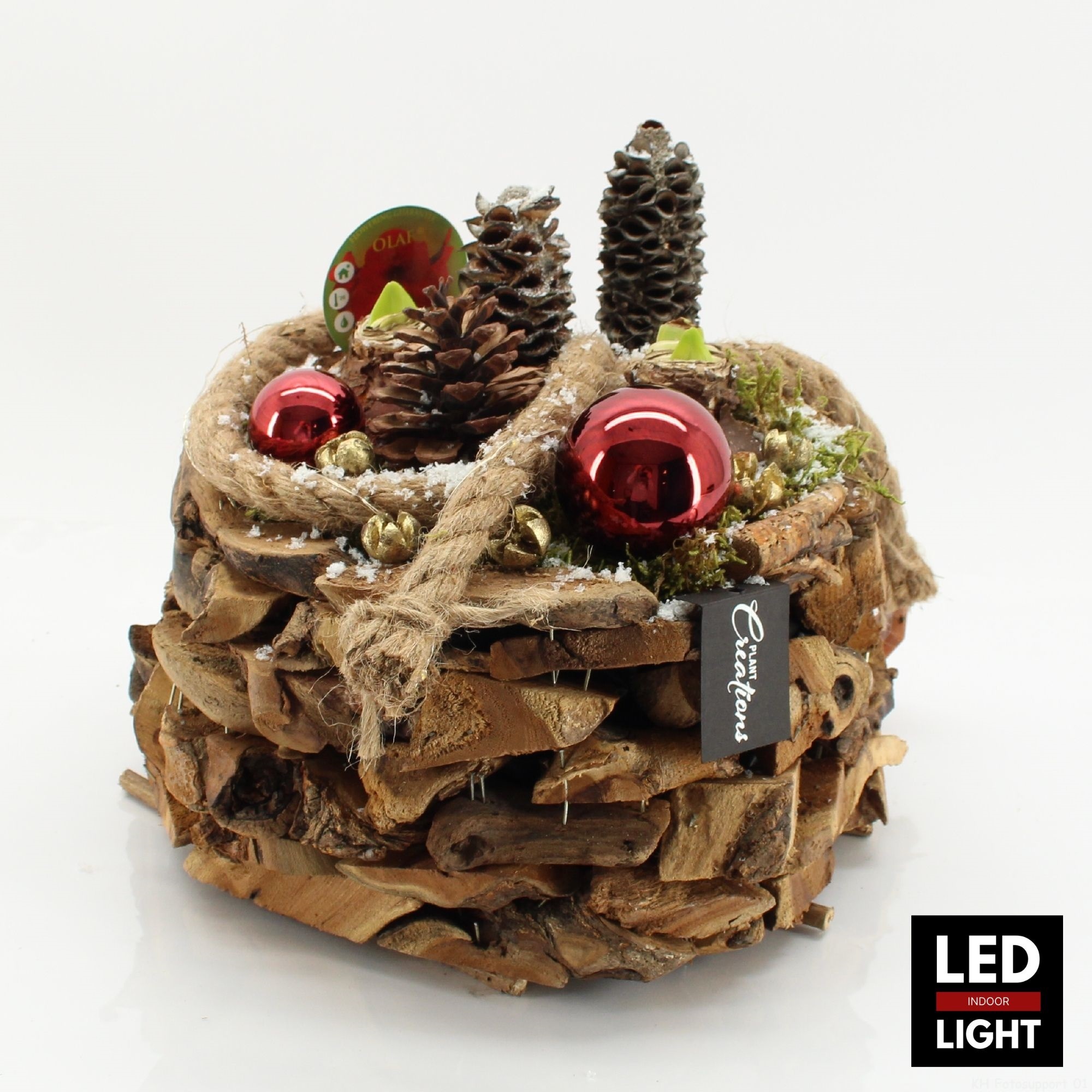 HICR-2524RLED Kerst Amaryllis, D 35 cm