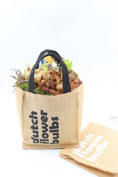 Bollen, jute tas L, D 20