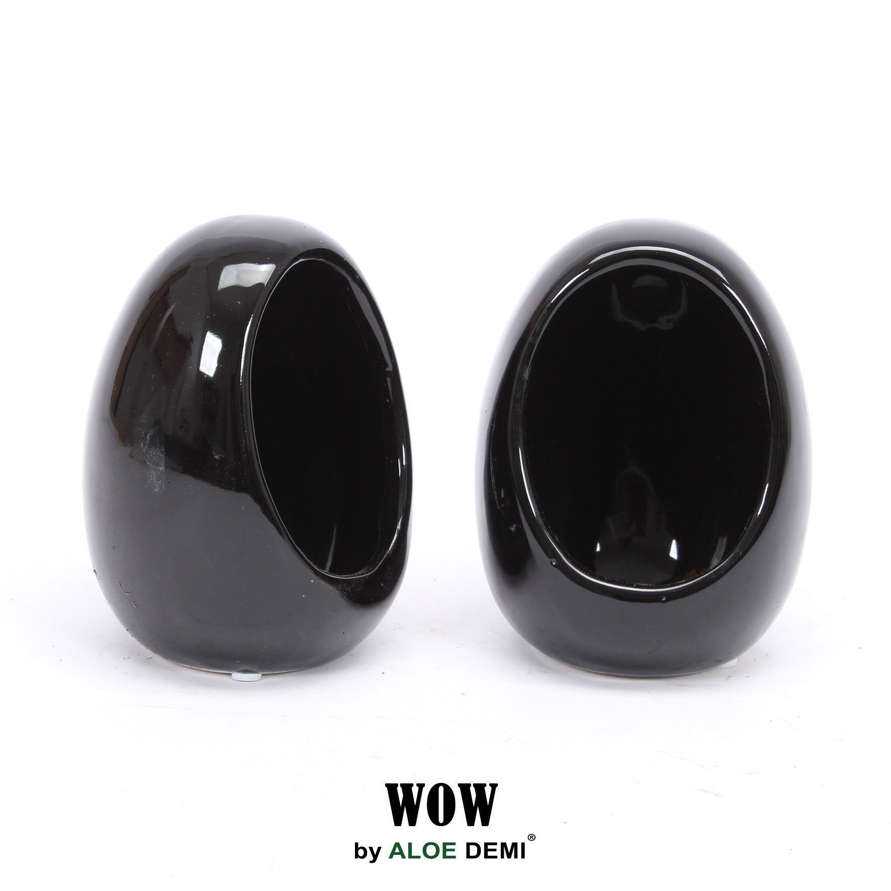 WOW Egg Black, D 12 cm