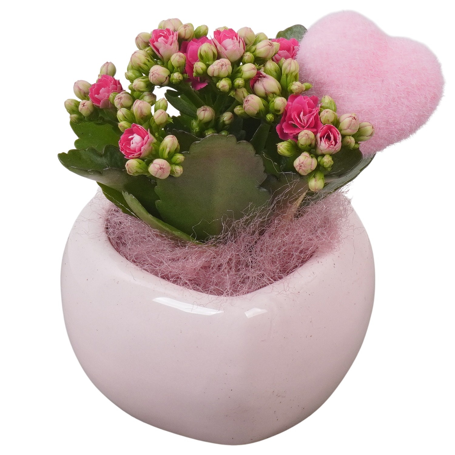 PTVMB2314 Arrangement Valentines-Mothersday in keramiek hart, D 11