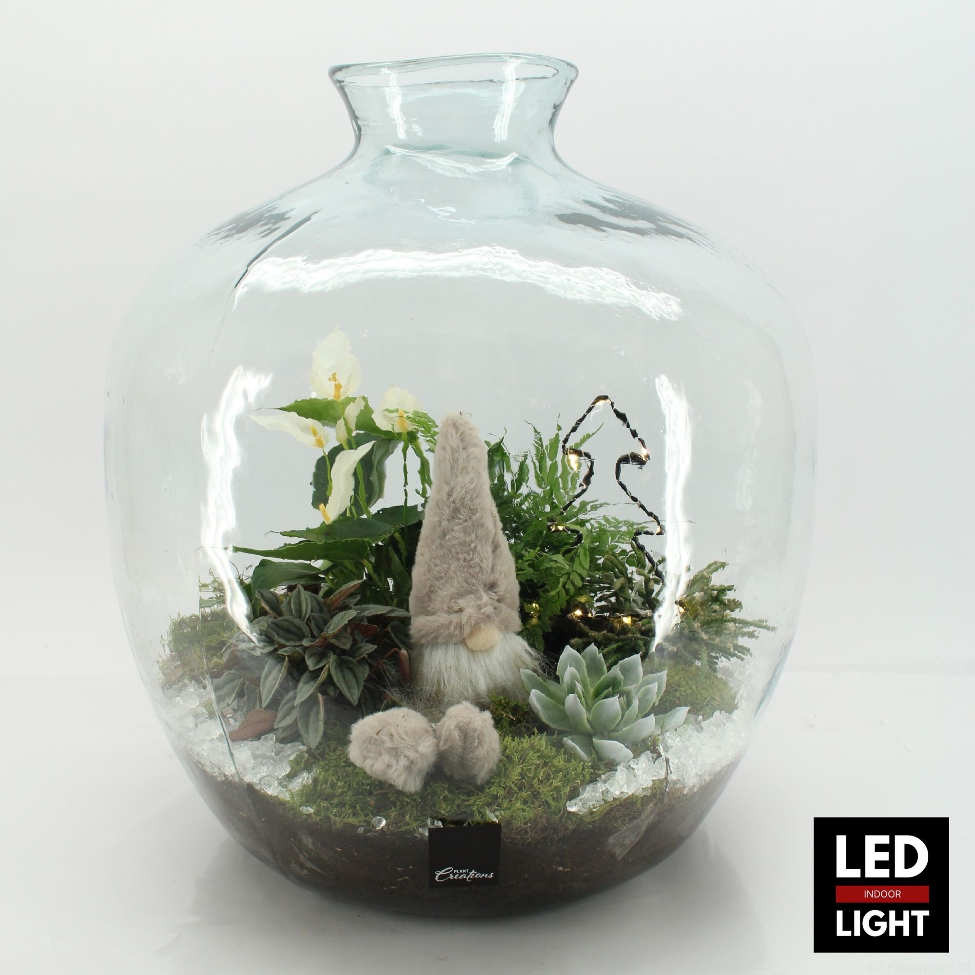 XMAS-25319LED Kerst creatie terrarium, D 45 cm XMAS-25319LED Kerst creatie terrarium, D 45 cm