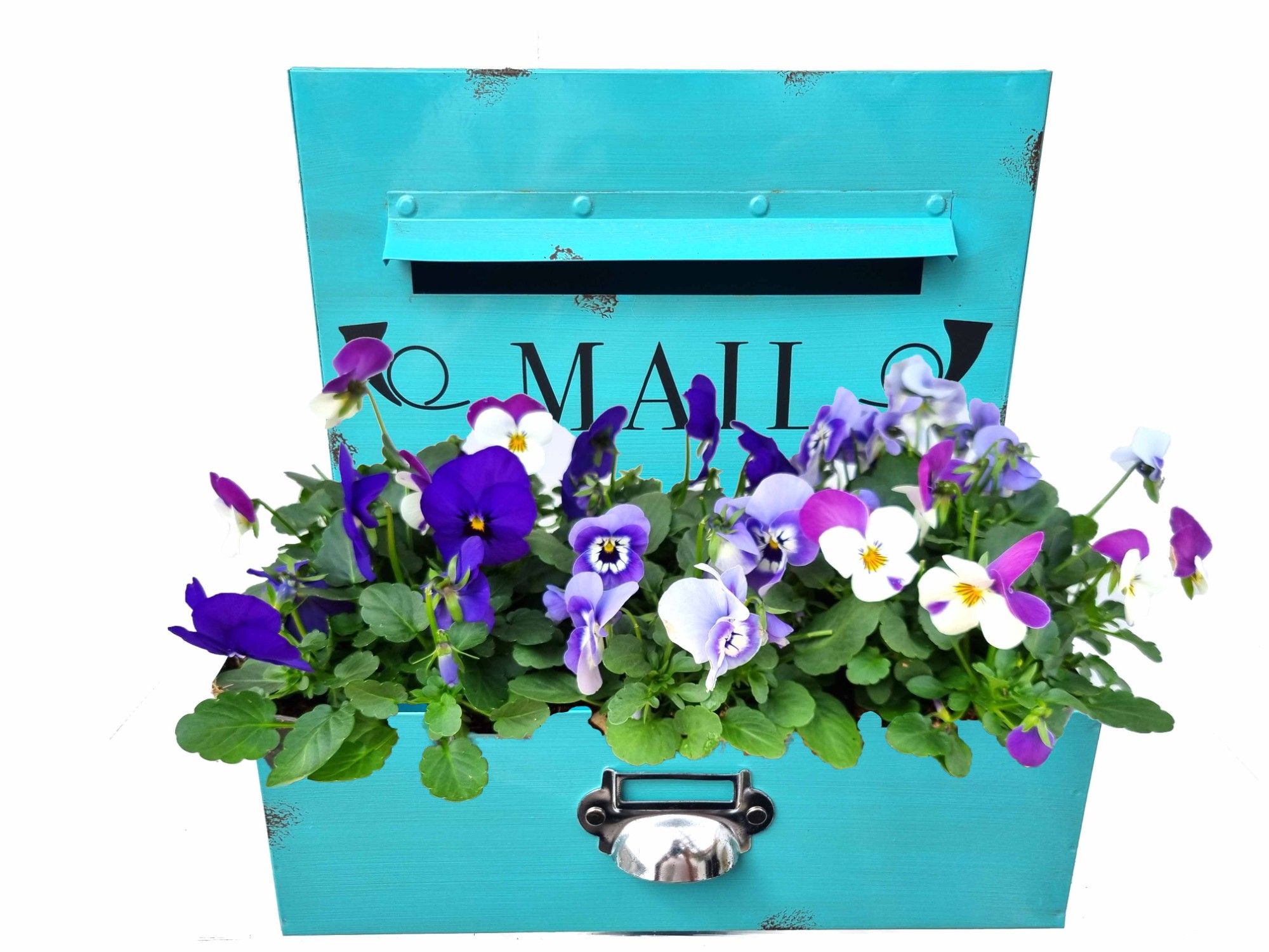 V305-9003 Viola brievenbus blauw, D 29 cm V305-9003 Viola brievenbus blauw, D 29 cm