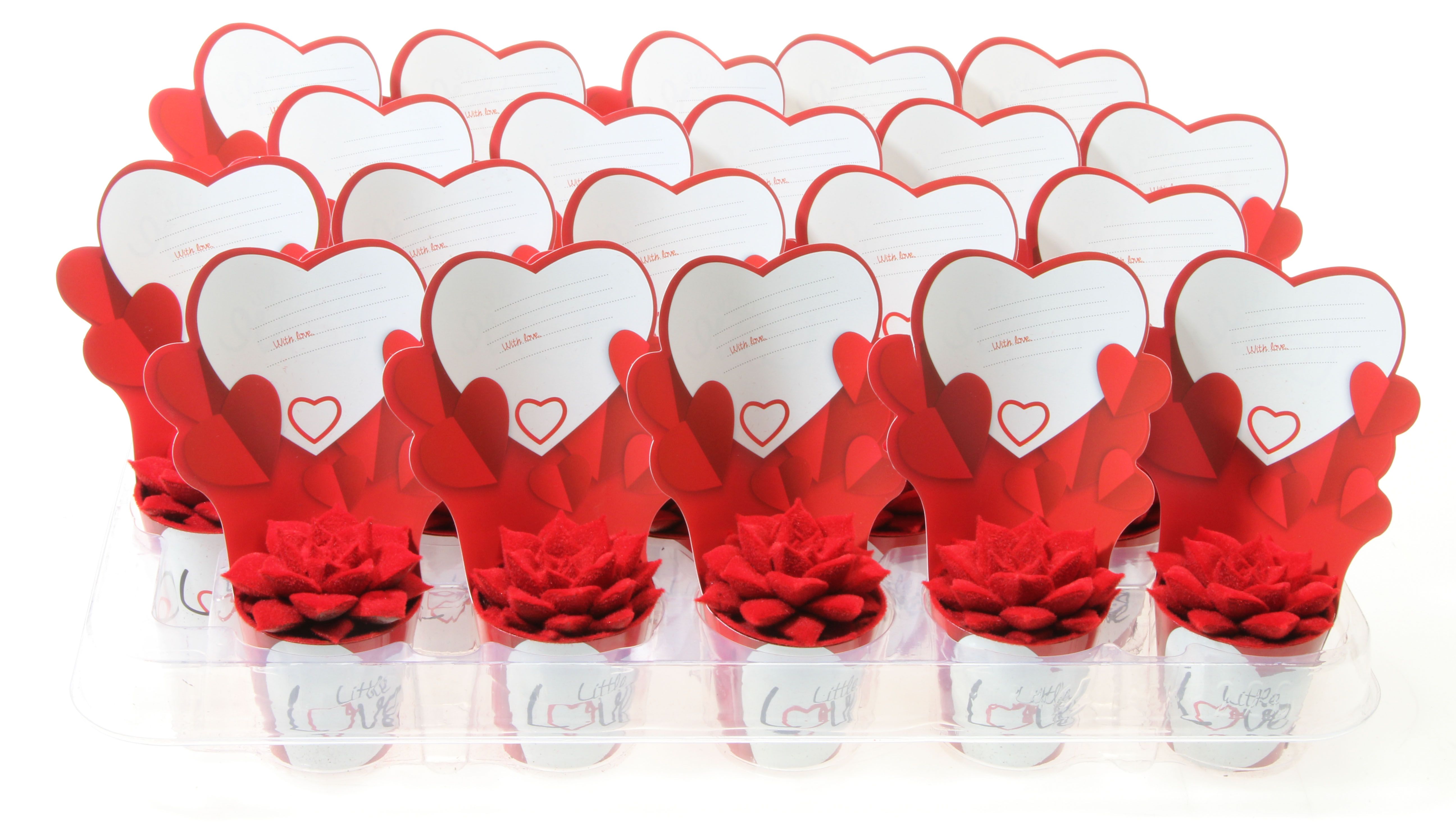 Potcover little love purper velvet red, D 5,5