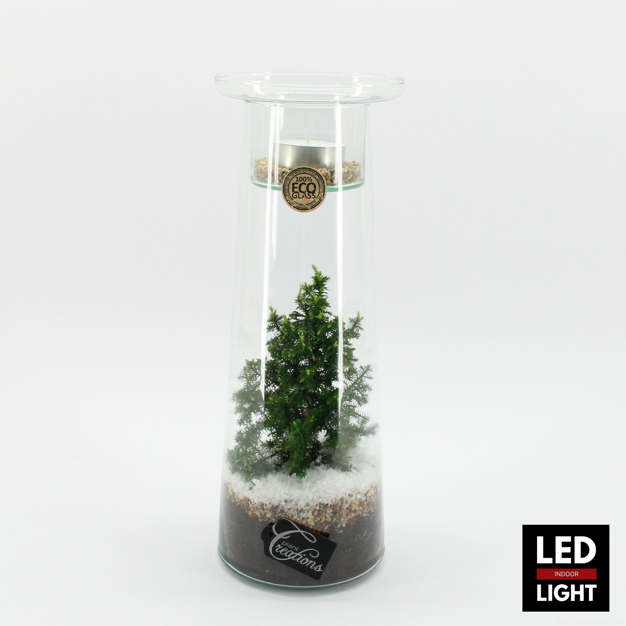 XMAS-25311LED Kerst creatie terrarium, D 15 cm XMAS-25311LED Kerst creatie terrarium, D 15 cm