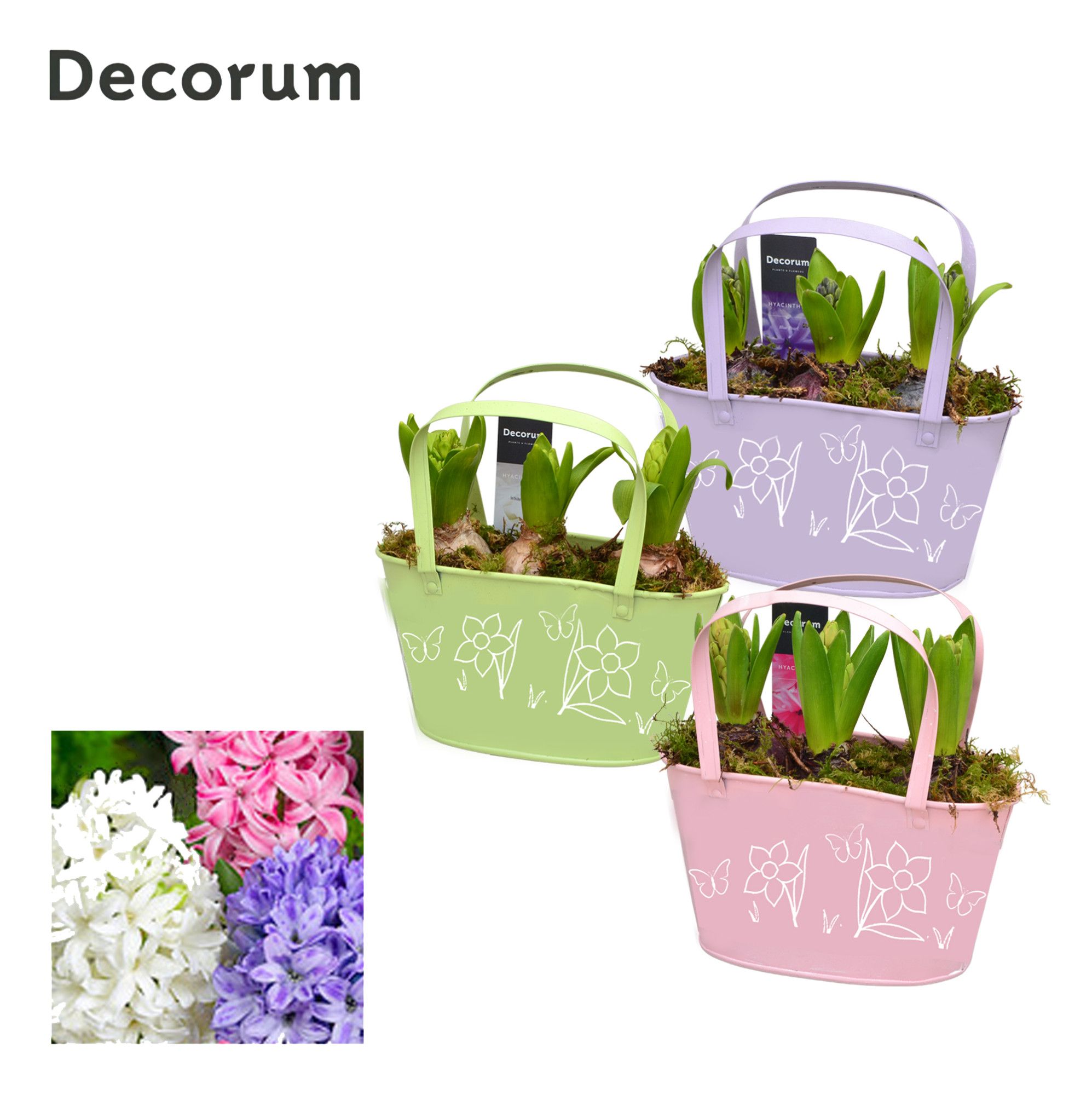 Hyacint Colourful Basket HL12763 [LOVELY COLORS], D 21