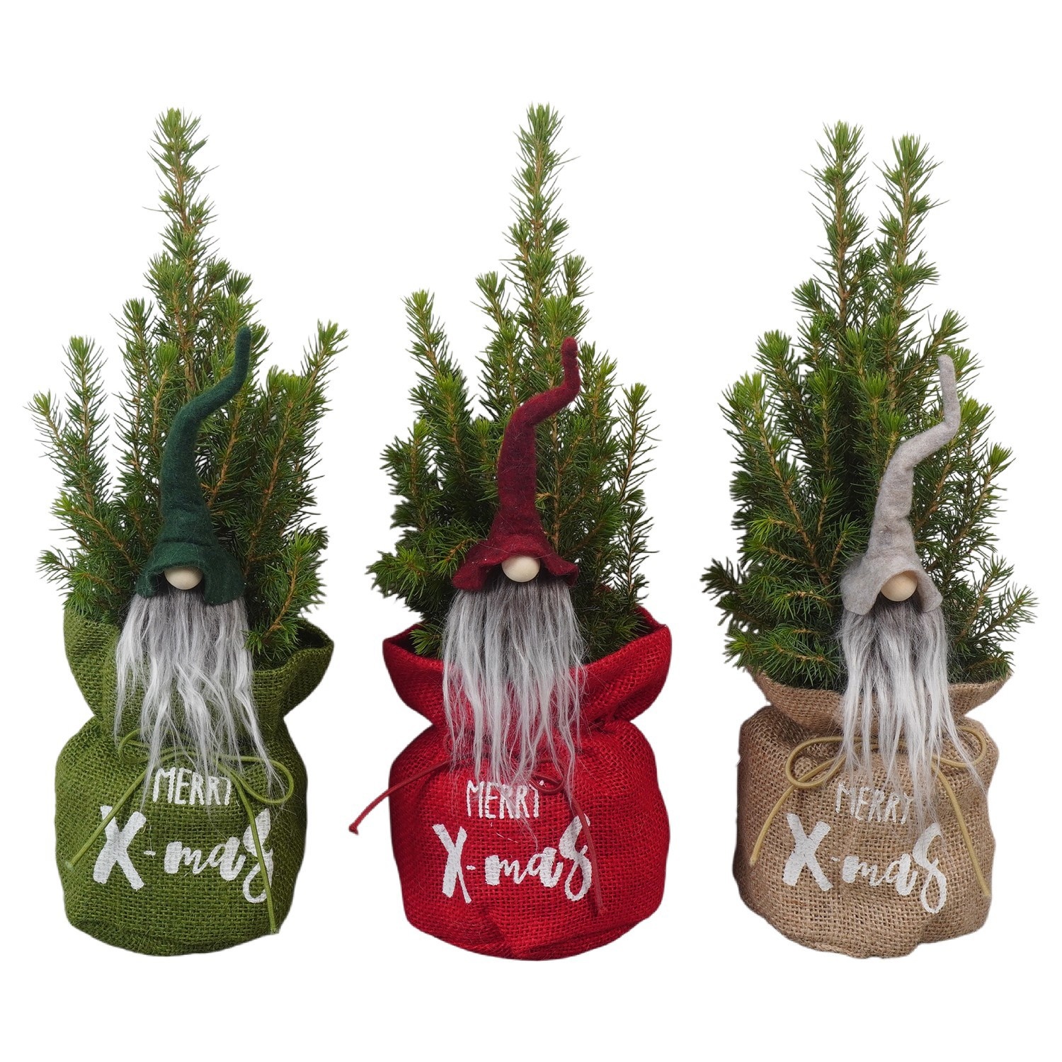 PTK26158 Conica Perfecta in jute mix met decoratie, D 10