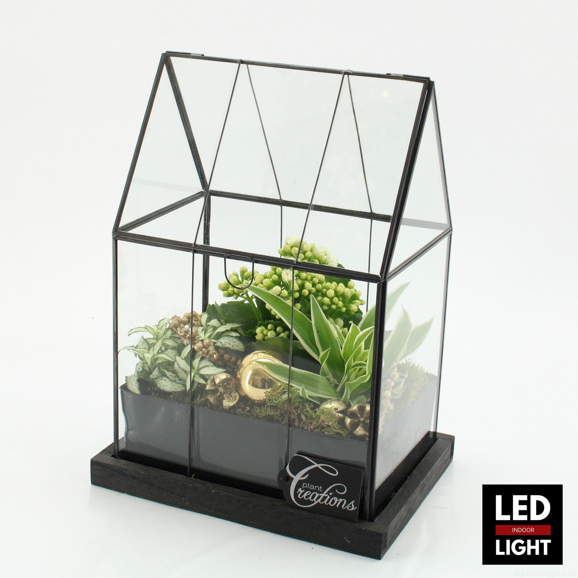 XMAS-25222LED Kerst creatie terrarium, D 23 cm XMAS-25222LED Kerst creatie terrarium, D 23 cm