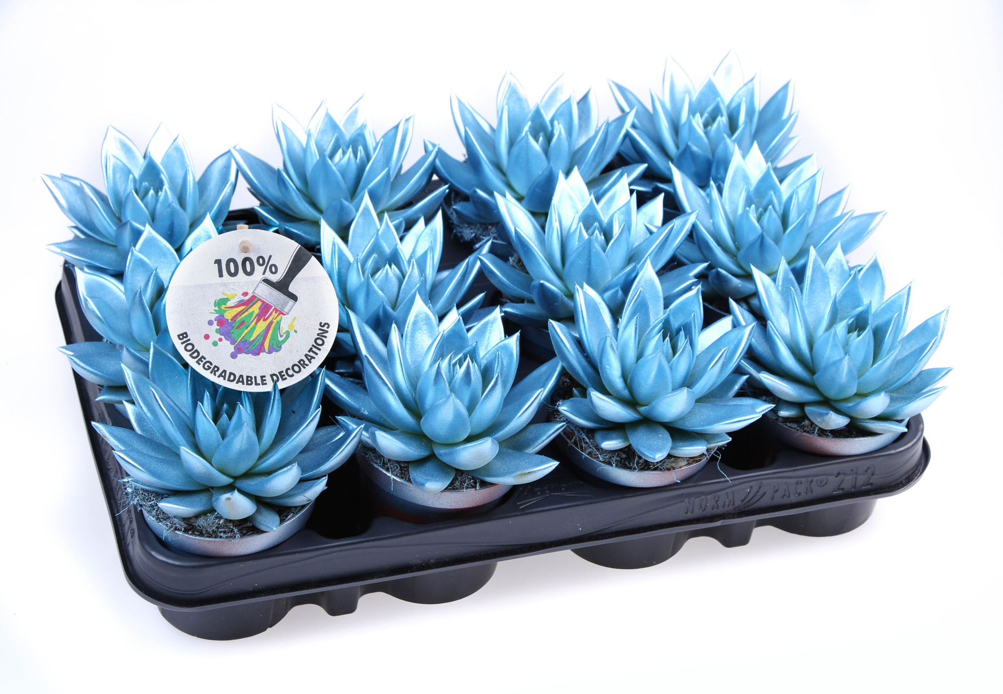 Rainbow metallic blue, D 8,5 cm